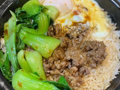 沙茶酱焗牛肉饭-阿清煲仔店(纺织城店)