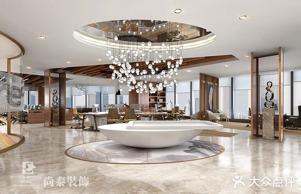 大气又轻奢的办公室,这质感好高端啊!