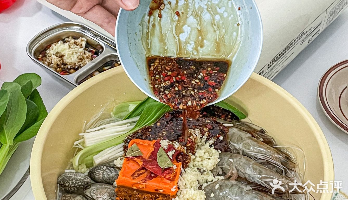 好吃到汤汁都不剩‼️花甲大虾粉丝煲-附教程