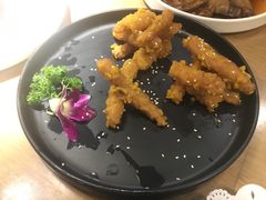咸蛋黄焗南瓜-华馨园北京烤鸭