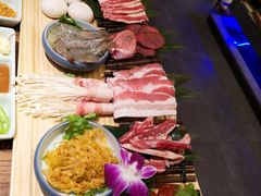 -明洞阿姨·韩式酱蟹烤肉·创意料理(三元桥店)