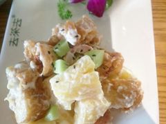 菠萝油条虾-去茶去餐厅(中央大街店)