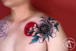 点击看大图 锁骨-AC TATTOO 纹身