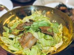 干锅牛心菜-阿明小菜·海鲜·上海菜(梅陇店)