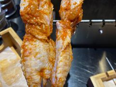 鸡中翅-黑门烤肉