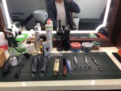 -595barbershop美式油头