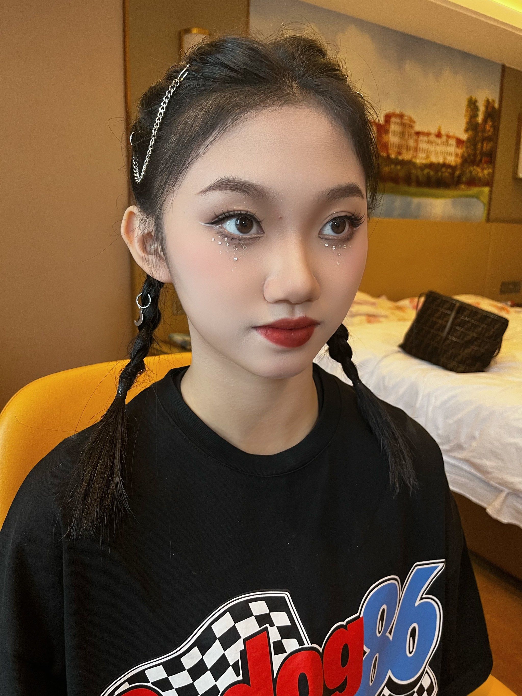 长沙化妆工作室#少儿街舞 #街舞妆容#约妆 
甜酷女孩👧