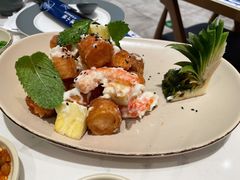 菠萝油条虾-鹿港小镇(悠唐店)