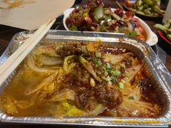 锡纸娃娃菜-山纺老张烧烤(长风西街店)
