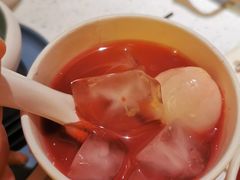 杨梅荔枝冰-左庭右院鲜牛肉火锅(苏州园区永旺店)