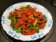 青蒜杭椒炒猪肝-锦荟JINHUI·浙江小馆(上海荟聚店)