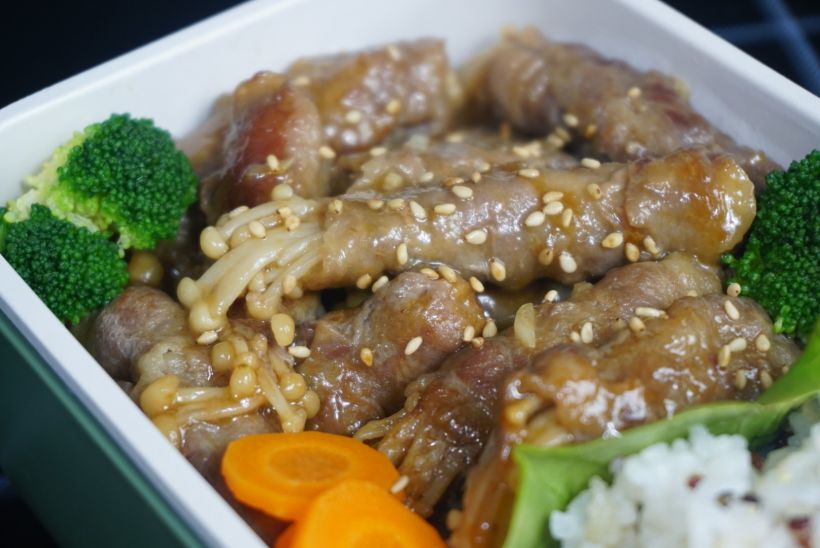 今日便当|肥牛金针卷|day 9