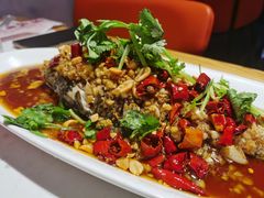 蒜爆鱼-杨氏青龙虾·羊蝎子(托乐嘉店)