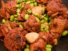 锅仔毛豆米烧鸡-安徽大厦中餐厅