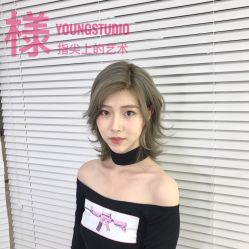 -INS羽毛接发·巴黎画染