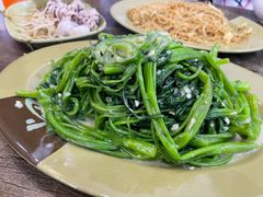 腐乳通心菜-贞姨美食·老字号海鲜大排档