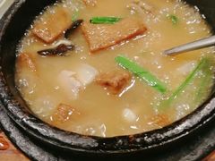 砂锅自制黑豆腐-富淳饭店(陆家嘴保利广场店)