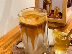 红豆沙冰拿铁-Line 咖啡(石厦花园店)