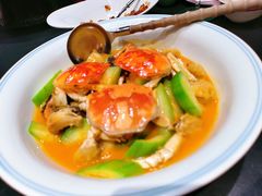 金秋湖蟹烧丝瓜-锦楼·臻选新杭帮(正大广场店)