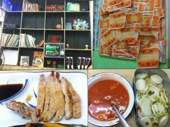 炸猪排&nbsp;罗宋汤&nbsp;炒年糕&nbsp;荷兰豆炒香肠-做了不起的80后