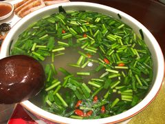 鸭血扁菜汤-甘家界柠檬鸭(安吉店)