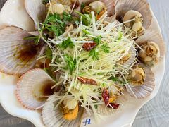 油泼扇贝-1910老鲁味海鲜·戳子肉·青岛菜(金沙滩店)