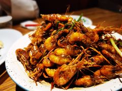 杭州老头儿油爆虾河虾-老头儿油爆虾·三潭印月