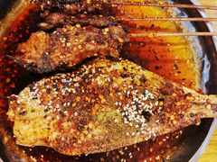 烤巴掌耗儿鱼-袁师傅烤肉(弹子石店)