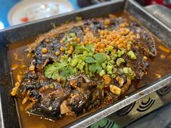 豆豉烤鱼-小城外婆肴私房菜.家宴聚集点(圆明园颐和园·清河上地店)