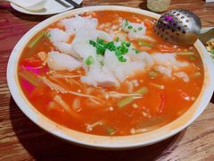 番茄龙利鱼-悠味天老妈疙瘩汤(万达店)