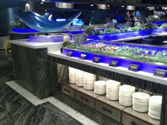 自助取餐区-V-ONE西雅图海鲜自助餐厅(仓山万达广场店)