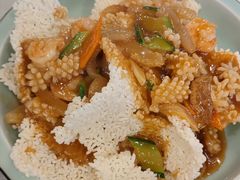 三鲜锅巴-月坛宾馆-聚仙楼餐厅