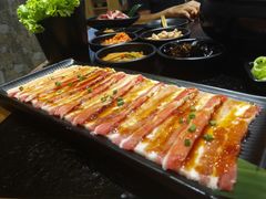 调味五花肉-九田家黑牛烤肉料理(中北镇店)