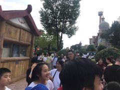 游乐区的人-南京银杏湖乐园