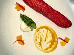 挪威烟熏三文鱼水晶黄瓜香槟奶油-福楼法餐厅FLO