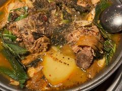 脊骨土豆汤-包装马车·韩国料理·포장마차