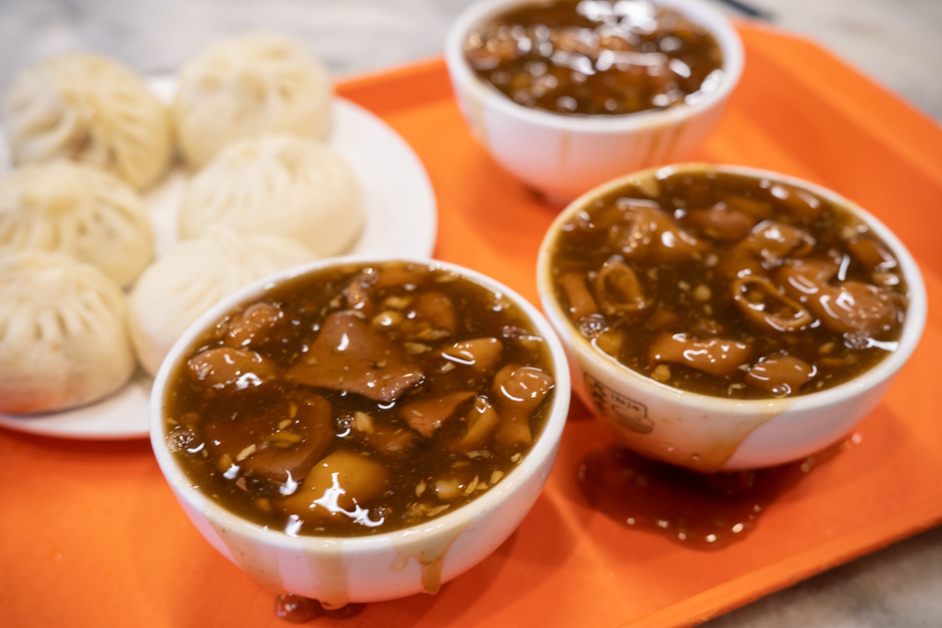 鲜鱼口街店)」
主打炒肝包子
其他小吃也有
包子甚至比炒肝更