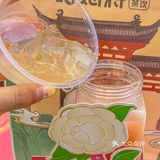 这是什么仙女喝的茶🍑人间水蜜桃也太夏天啦