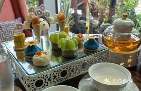 Flower-Adorned Afternoon Tea