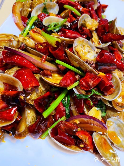 常记蚝味鲜·烧烤海鲜大排档(东风北桥店)辣炒花蛤图片