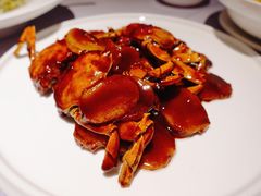 毛蟹炒年糕-屋里厢上海菜馆