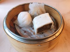 虾饺糯米卷蒸粉果拼盘-金鮀岛潮州酒家