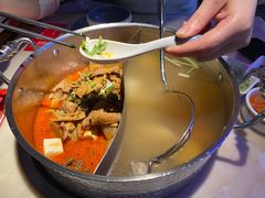 牛杂鸳鸯锅-左庭右院鲜牛肉火锅(环球港店)