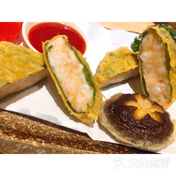 鱼四季创作日本料理(仙林店)大叶虾饼图片 - 第8张