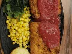 黑椒鸡排配鸡翅-萨莉亚意式餐厅(金隅嘉品mall店)