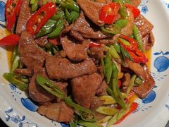 青蒜杭椒炒猪肝-锦荟JINHUI·浙江小馆(上海荟聚店)
