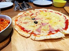 芝士薄饼披萨-NOKNOK若蔻亲子餐厅(天地壹方北馆店)