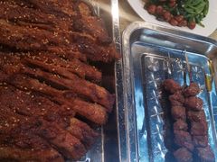 果仁菠菜-玫瑰红烤羊排(北新桥三条店)