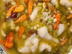 川味酸菜煮鲈鱼-麒麟中餐厅·经典粤菜·地道菜式老字号(广州长隆酒店)