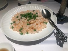 手剥河虾仁小豌豆-玫瑰厅上海菜(兴国路店)